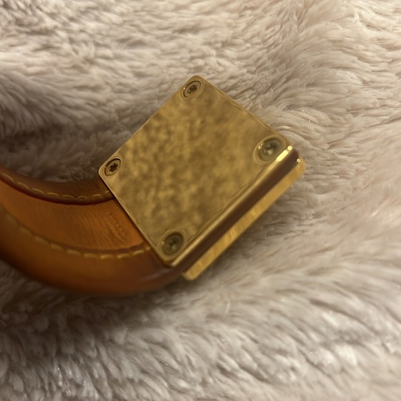 LOUIS VUITTON X TAKASHI MURAKAMI Leather Cuff Bracelet Unisex - Picture 11 of 13